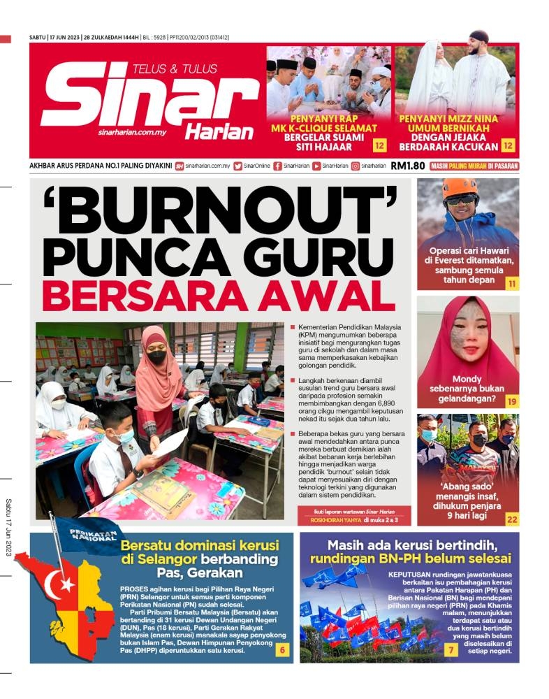 SINAR HARIAN 17 JUN 2023 Sinar Harian