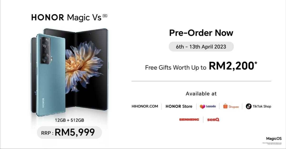 honor magic v pre order