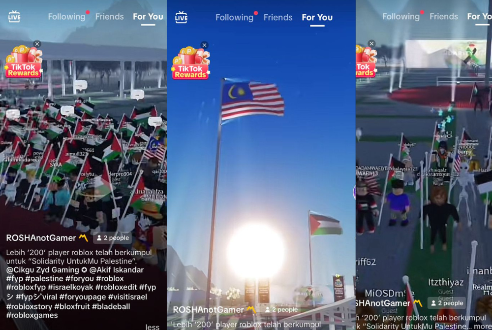 Malaysian Roblox 'in-game' pro-Palestine protest goes viral