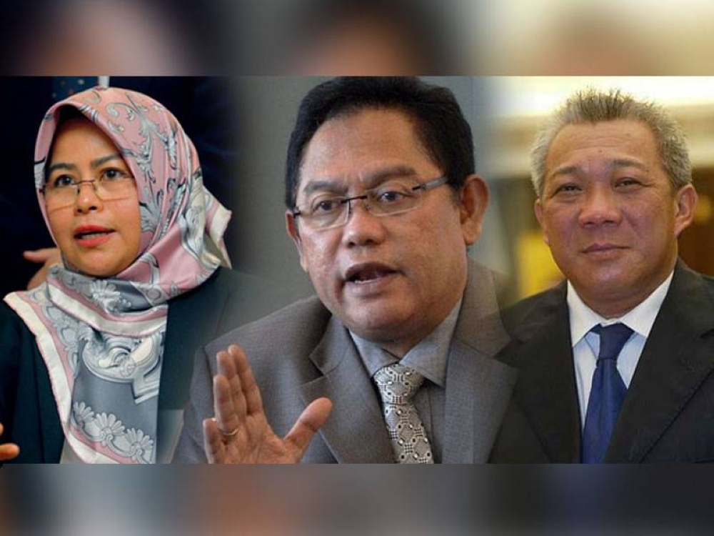 Gambar dari kiri: Noraini, Noh Omar, Bung Moktar