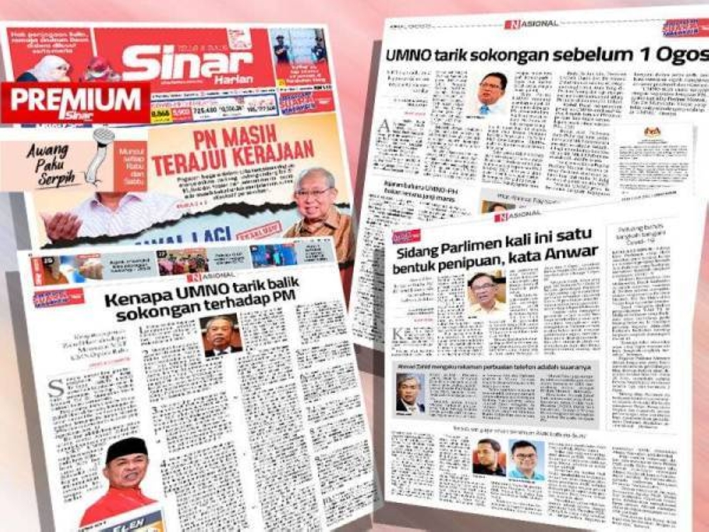 Laporan Sinar Harian sebelum ini. 