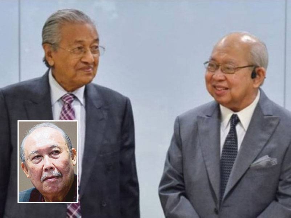 Tun M (kiri) dan Ku Li dianggap dua pemimpin terbaik bagi mengemudi kerajaan perpaduan yang akan dibentuk melalui pengorbanan semua ahli Parlimen demi kepentingan negara. Gambar kecil: Dr Salleh