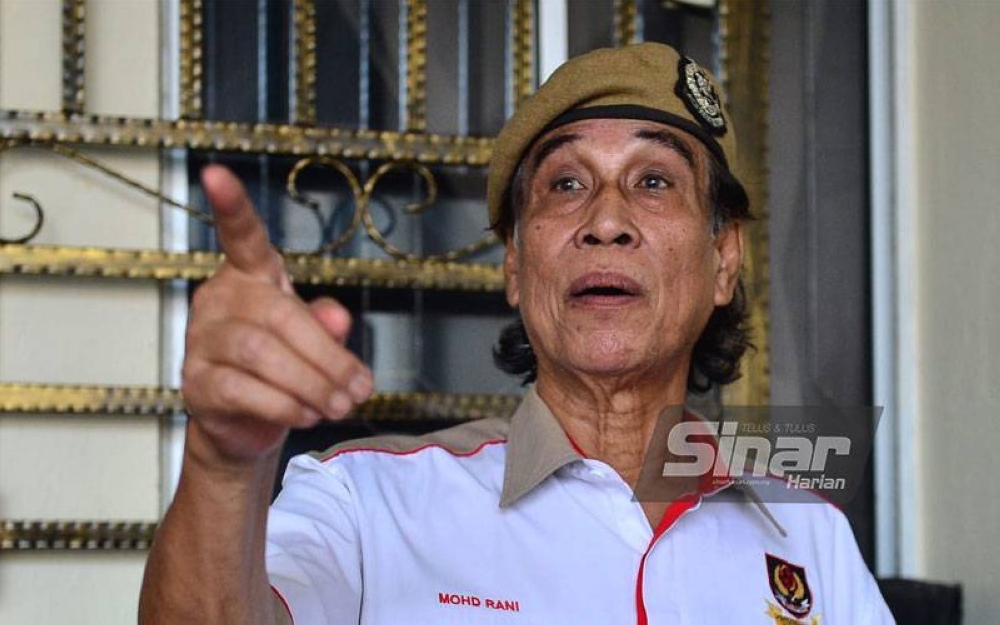 Mohd Rani menceritakan kisah beliau menumpaskan komunis. - Foto Sinar Harian ASRIL ASWANDI SHUKOR