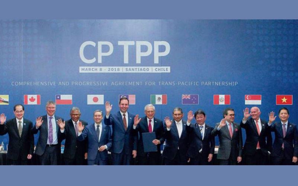 TPP11 adalah perjanjian perdagangan melibatkan 11 negara – Australia, Brunei, Kanada, Chile, Jepun, Malaysia, Mexico, New Zealand, Peru, Singapura, dan Vietnam. Gambar fail.