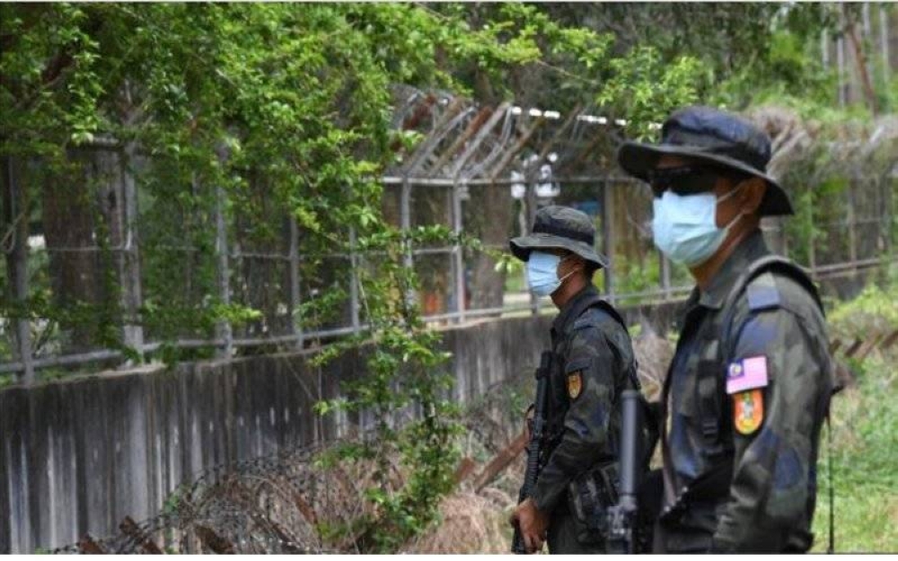 Pasukan PGA menjaga sempadan Malaysia-Thailand. Gambar hiasan. 