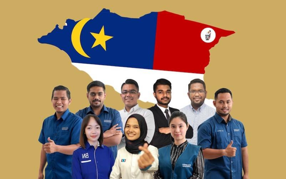 Empat daripada sembilan calon muda bawah 30 yang bertanding mewakil PN, manakala empat lagi mewakili PH dan satu mewakili BN. 