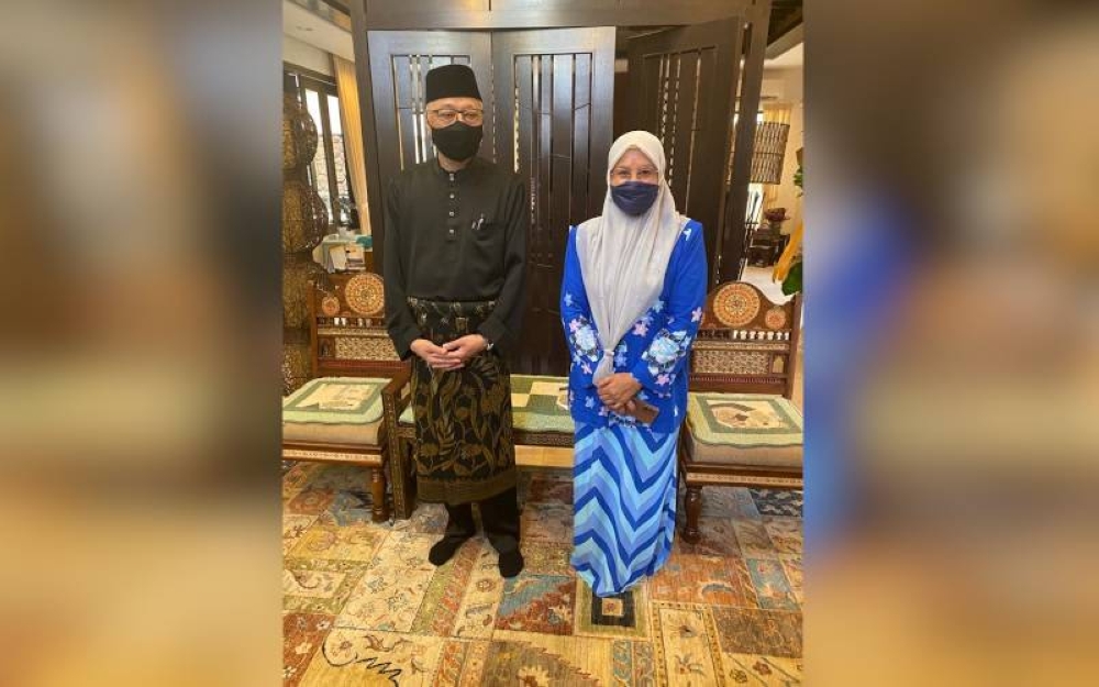 Sabariah bersama Perdana Menteri, Datuk Seri Ismail Sabri