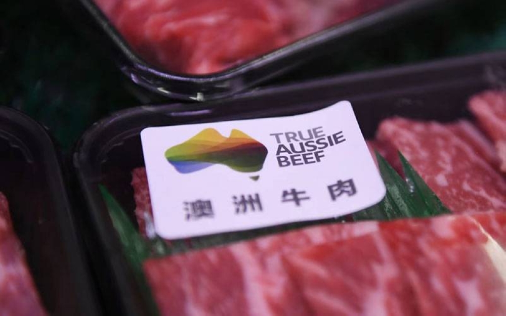 China mengadakan sekatan terhadap pelbgaai jenis barang Australia termasuk daging lembu. - Foto AFP