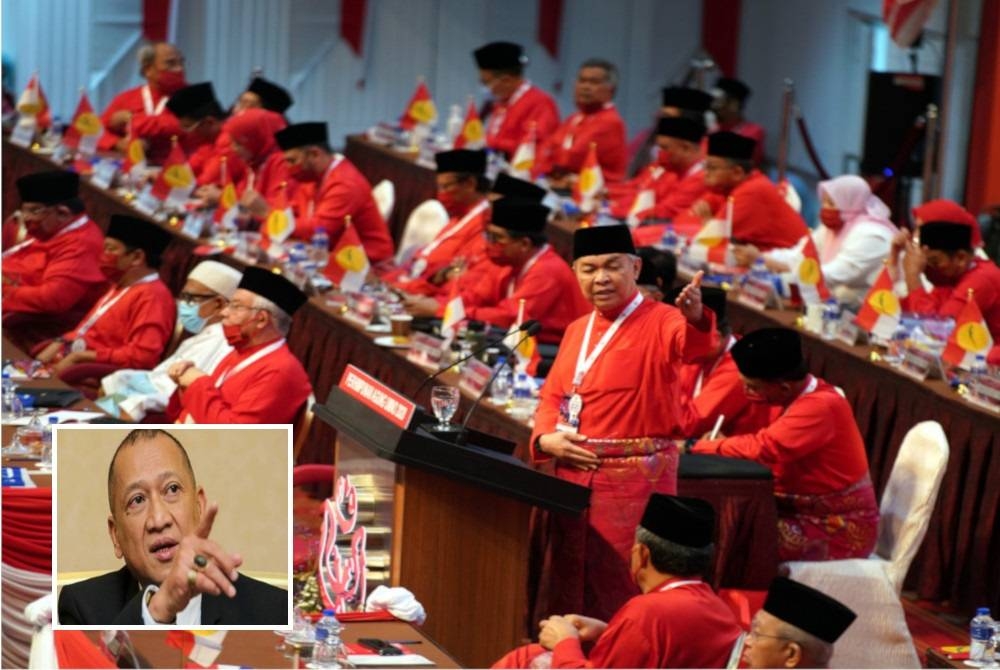 Persidangan Perhimpunan Agung UMNO (PAU) 2021 tidak sewajarnya dijadikan medan perwakilan parti menuntut pelaksanaan PRU15 pada saat Perdana Menteri, Datuk Seri Ismail Sabri Yaakob adalah daripada UMNO. (Gambar kecil: Nazri)