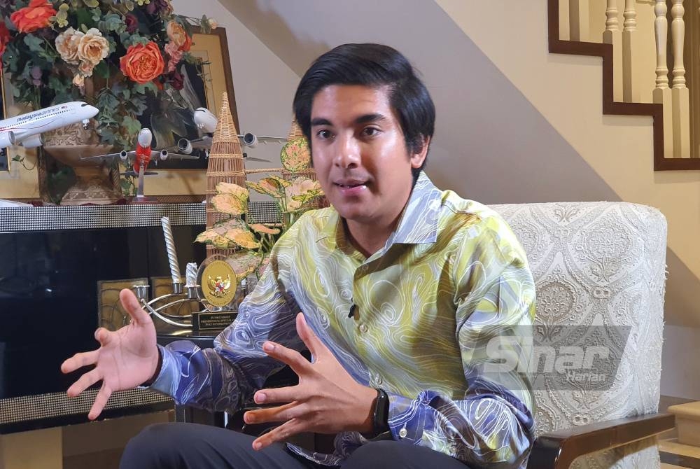 Syed Saddiq ketika di wawancara oleh Sinar Ahad baru-baru ini.