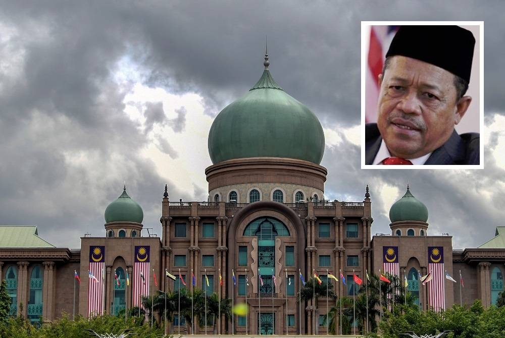 Bangunan Perdana Putra menempatkan pejabat Perdana Menteri sementara atau 'caretaker' Tan Sri Muhyiddin Yassin dan Timbalan Perdana Menteri, Datuk Seri Ismail Sabri Yaakob.  - Foto Bernama (Gambar kecil: Shahidan)