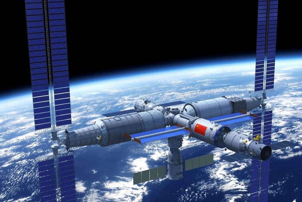 Lakaran Stesen Angkasa Lepas Tiangong milik China. - Foto China Manned Space Engineering Office