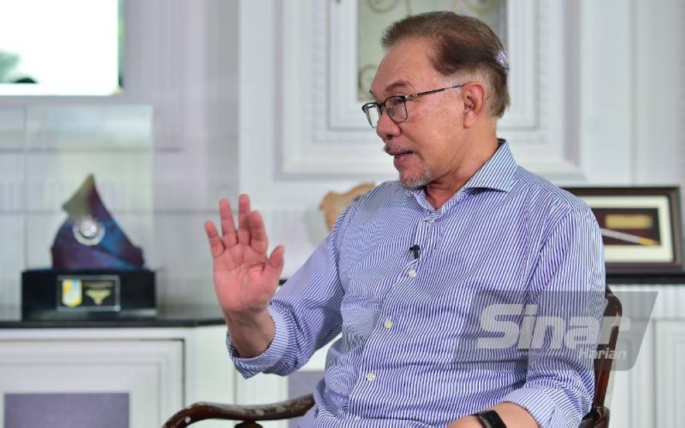 Anwar ketika diwawancara Sinar Harian di pejabatnya di Petaling Jaya baru-baru ini.