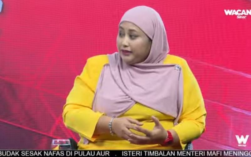 June Arthisha ketika program Wacana Sinar Edisi ke-329 yang bertajuk 'UMNO, Kepercayaan Rakyat dan PRU15' yang disiarkan di platform Sinar Harian pada Selasa.