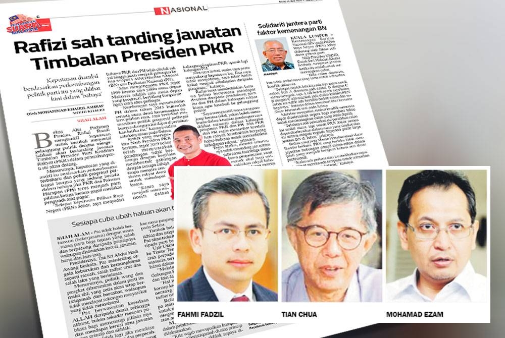 Laporan Sinar Harian pada Rabu lalu. 