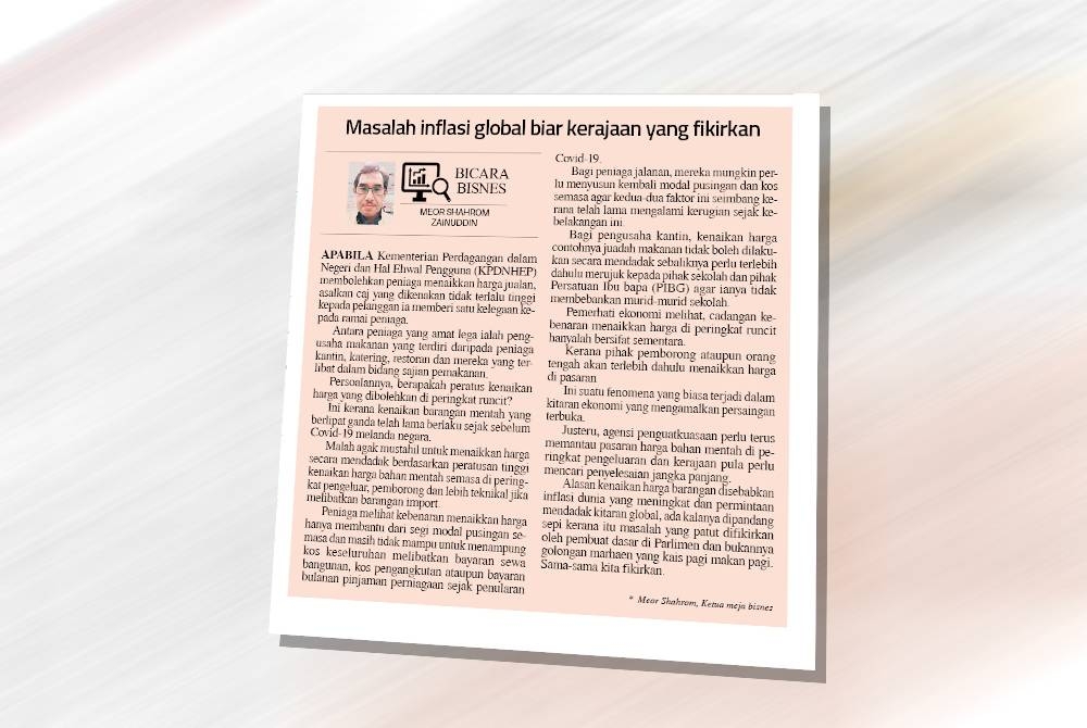 Laporan Sinar Harian 3 Februari lalu.