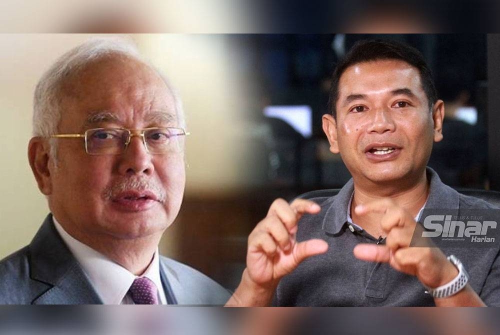 Gambar dari kiri: Najib, Rafizi