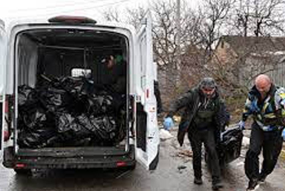 Tentera Rusia dituduh melakukan pembunuhan orang awam di Ukraine. - Foto AFP