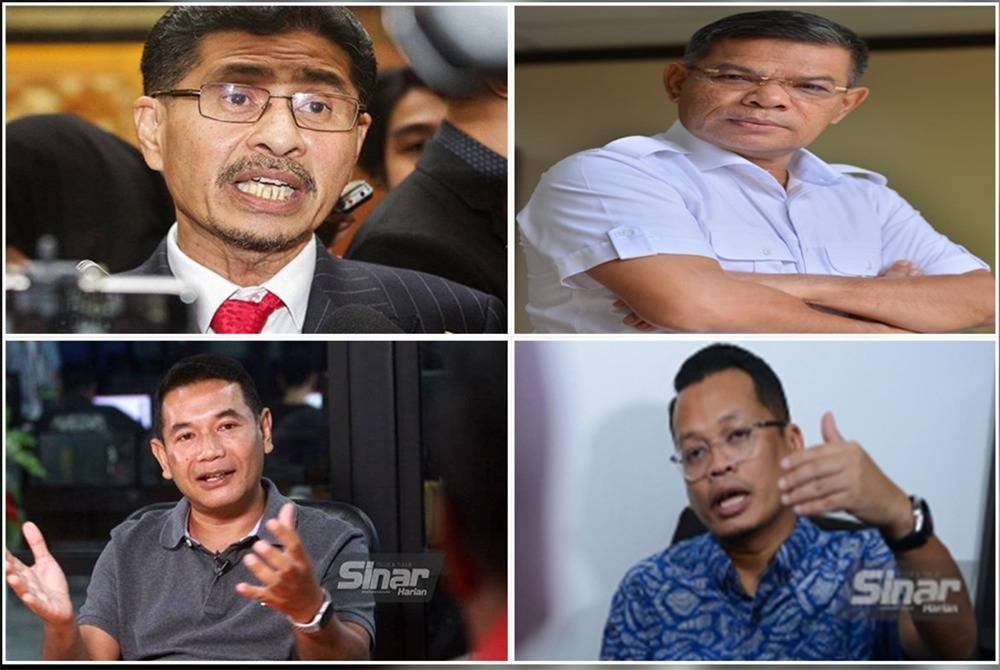 Dari kiri atas :ABDULLAH SANI dan SAIFUDDIN . Dari kiri (bawah) RAFIZI dan NIK NAZMI