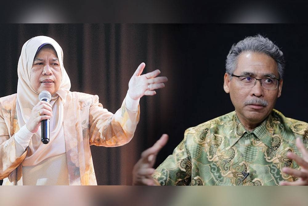 Gambar dari kiri: Zuraida Kamaruddin, Azmi Hassan