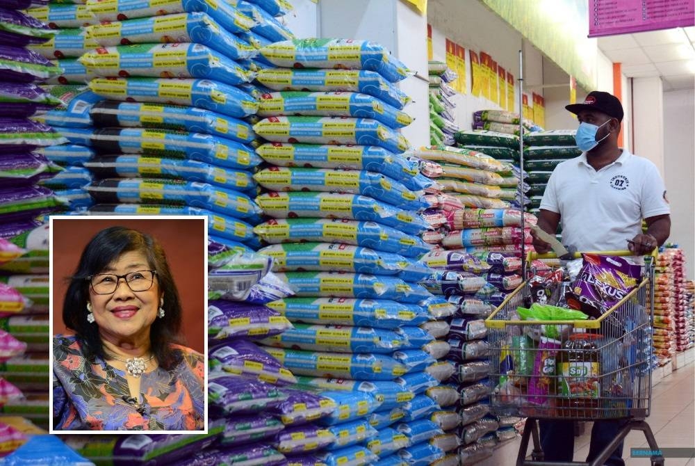 Rafidah menggesa kerajaan memastikan stok penimbal bekalan sekuriti makanan negara seperti beras dan ayam mesti merangkumi minimum 65 peratus daripada penggunaan rakyat.