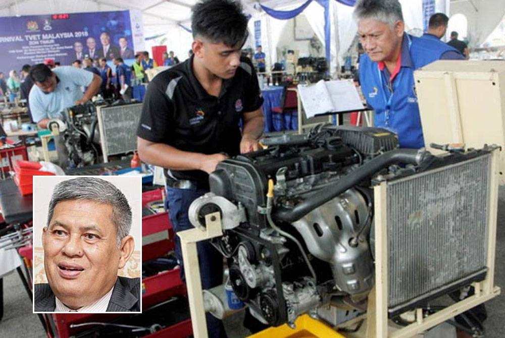 Program TVET perlu dilaksanakan seawal Tingkatan 1 bagi memberi peluang pelajar memilih bidang kemahiran yang diminati. (Gambar kecil: Alimuddin)