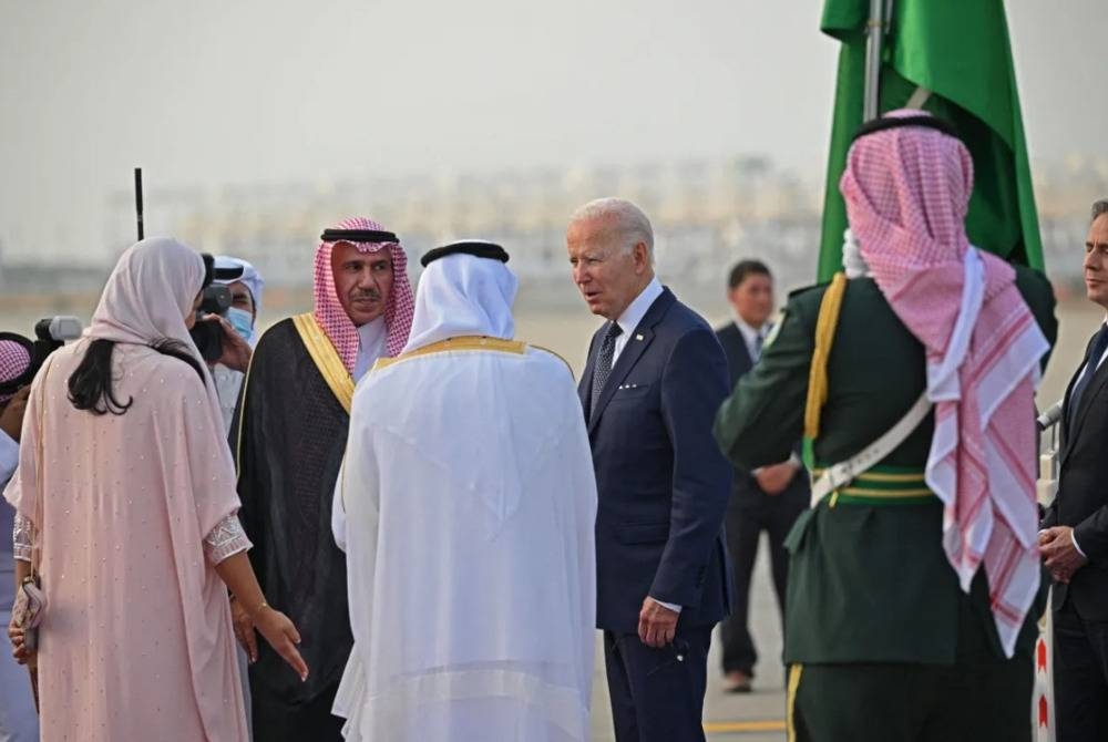 Lawatan Biden ke Arab Saudi membawa mesej keamanan Israel. - Foto AFP