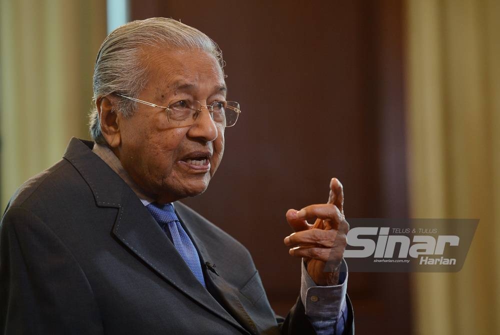 Pengerusi Parti Pejuang Tanahair (Pejuang), Tun Dr Mahathir Mohamad. - Foto Sinar Harian / MOHD HALIM ABDUL WAHID