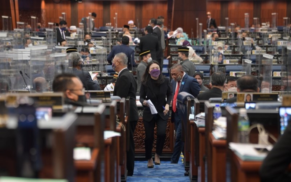 Subseksyen 4(5) Akta SOSMA gagal diluluskan sebelum ini apabila seramai 86 ahli Parlimen menolak dan 85 menyokong. - Foto Bernama