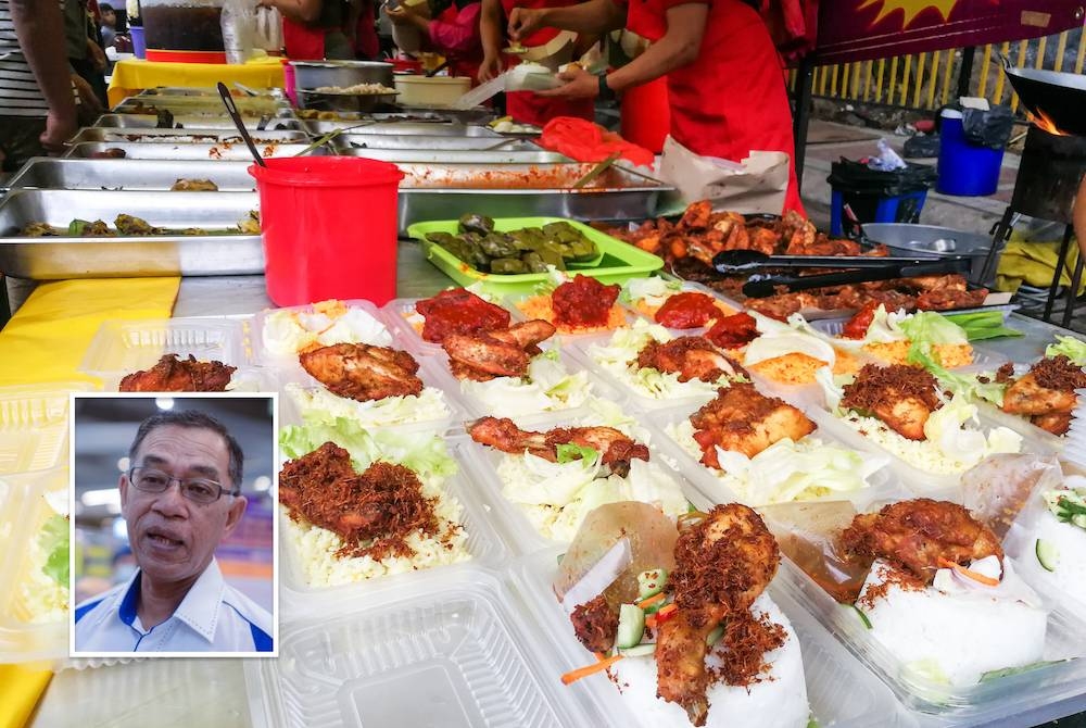 Peniaga diharap dapat menurunkan harga makanan susulan harga bahan asas yang mula stabil. Gambar kecil: Datuk Rosol Wahid