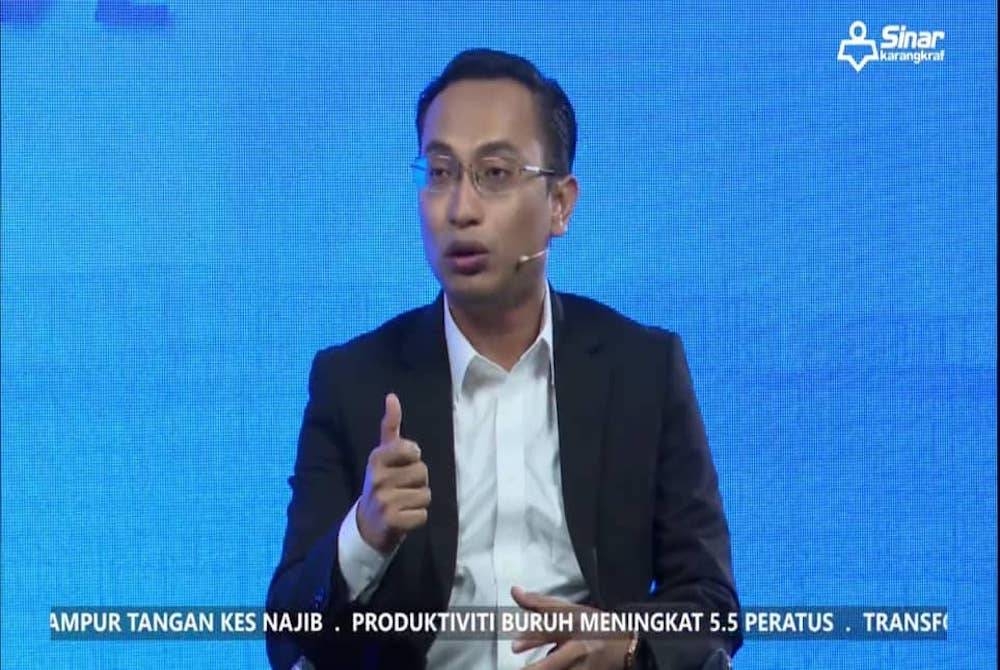 Mohammad Tawfik ketika program Sinar Live bertajuk “Kerusi MN Sandiwara Semata-mata?” yang diacarakan Hazwan Mokhtar dan disiar secara langsung di platform digital Sinar Harian pada Khamis.