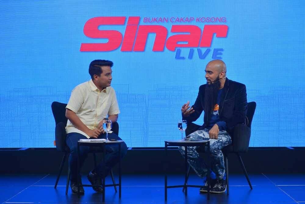 Mahadi (kanan) menjadi panel jemputan dalam program Sinar Live bertajuk Nampak Sikit Tapi Besar Di Sana yang bersiaran di semua platform Sinar Harian pada Khamis.