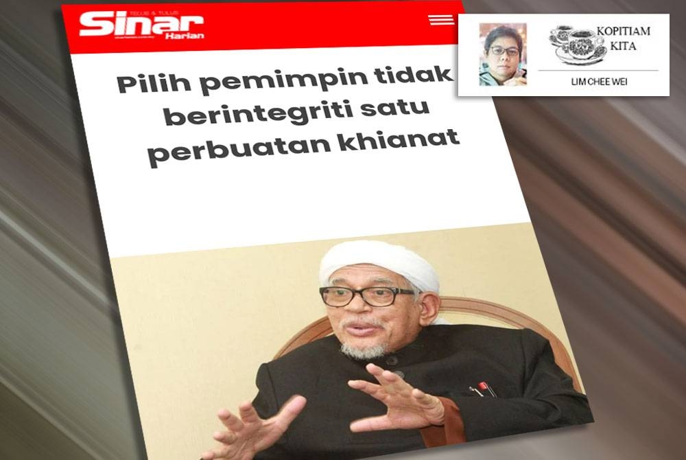 Hadi sebelum ini mendakwa golongan yang paling besar merosakkan politik dan ekonomi negara, majoritinya daripada kalangan bukan Islam dan bukan bumiputera.