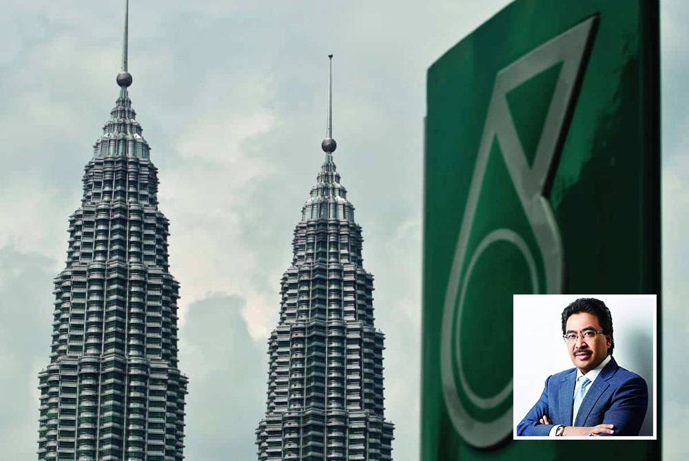 Ekonomi negara dibimbangi tidak mampan sekiranya kerajaan terlalu bergantung pemberian dividen khas keuntungan Petronas. Gambar kecil: Johari