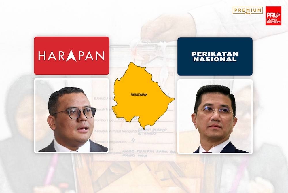 Gambar dari kiri: Amirudin dan Mohamed Azmin