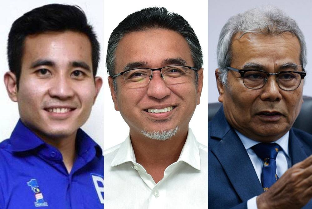 Dari kiri: Shahril Sufian Hamdan, Adly Zahari dan Mohd Redzuan