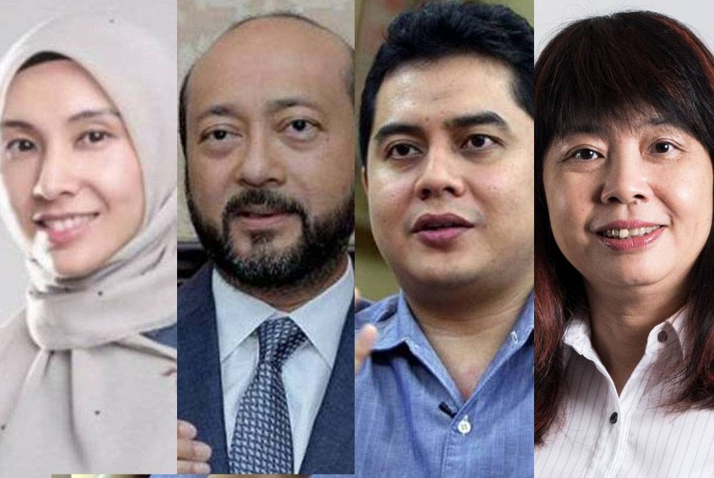 Dari kiri: Nurul Izzah, Mukhriz, Mohd Nizar dan Hui Ying