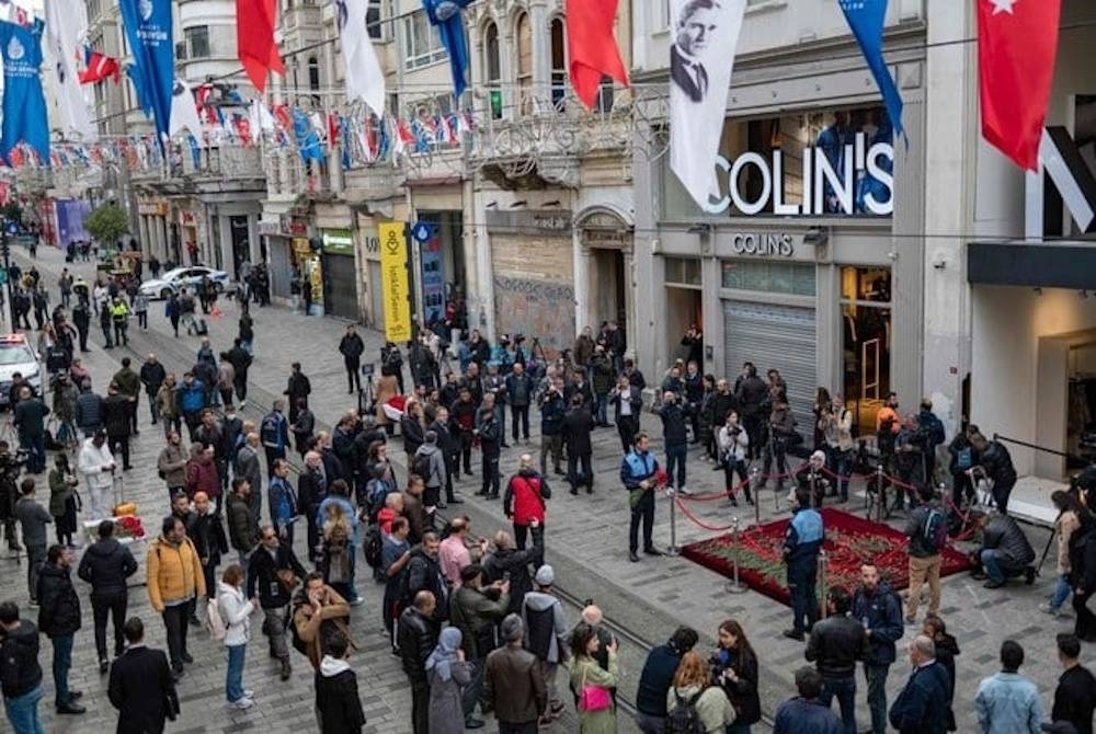 Serangan bom terbaharu berlaku di Istiklal, Istanbul pada 14 November lalu. - Foto AFP