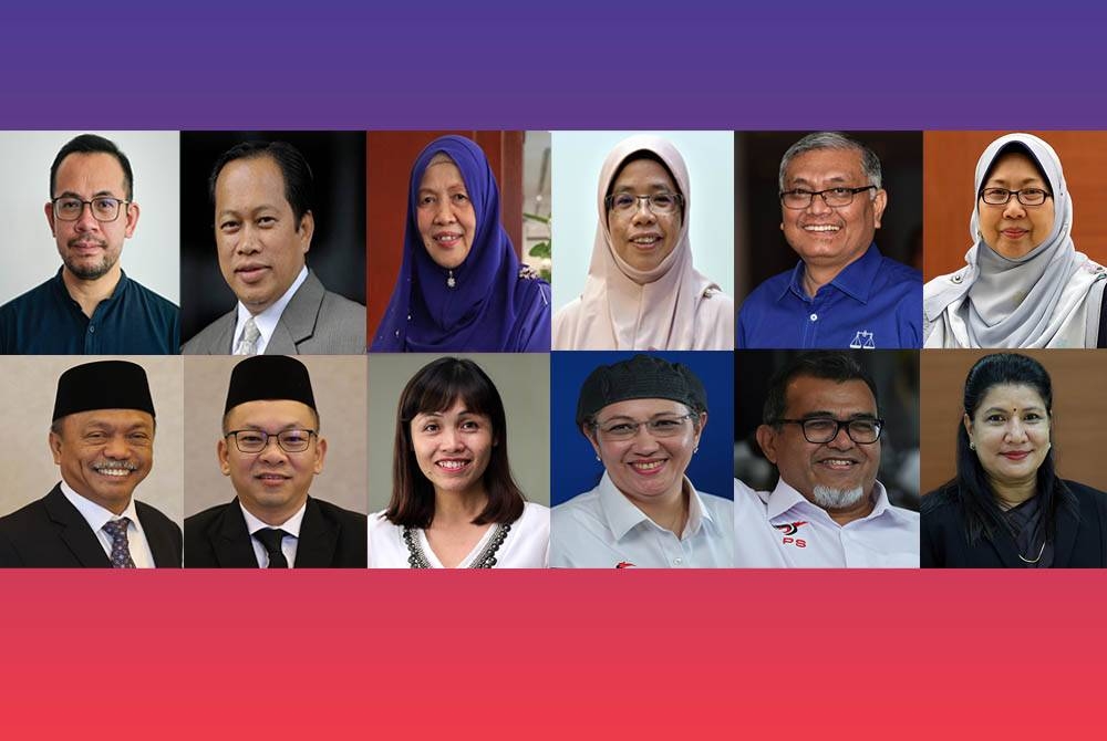 Dari kiri atas : ( Steven Sim,Ahmad,Maslan,Siti Aminah,Aiman Athirah Sabu,Dr Shamsul Anuar,Fuziah Salleh) Dari kiri bawah: Mohammad Yusof Apdal,Chan Foong Hin,Teo Nie Ching,Hanifah Hajar,Hasbi Habibullah,K Saraswathy)