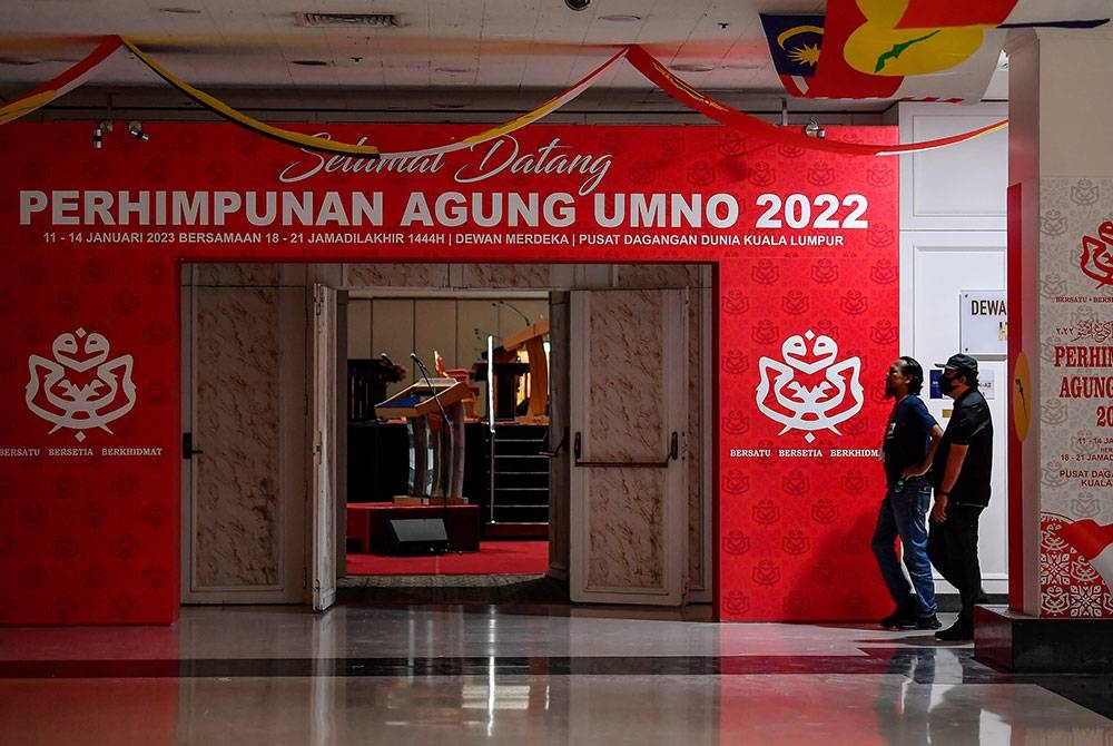 Perhimpunan Agung UMNO (PAU) 2022 berlangsung hari ini sehingga 14 Januari di Pusat Dagangan Dunia Kuala Lumpur (WTCKL).