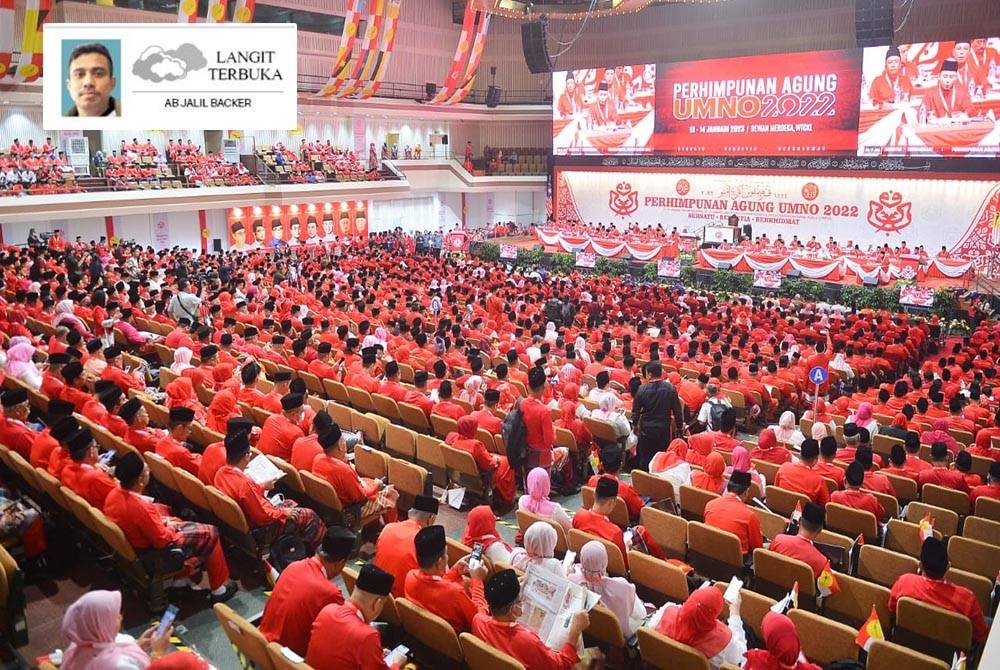 Tindakan mengejut beberapa pemimpin UMNO mengorkestrakan usul tambahan dalam PAU 2022 agar jawatan presiden dan timbalan presiden tidak dipertandingkan meninggal titik hitam dan melakarkan masa depan yang suram kepada parti itu. - Gambar hiasan