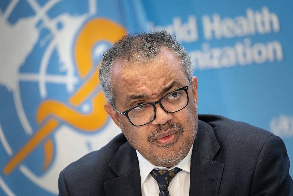 Tedros Adhanom Ghebreyesus memberi amaran mengenai varian mudah berjangkit melanda AS. - AFP