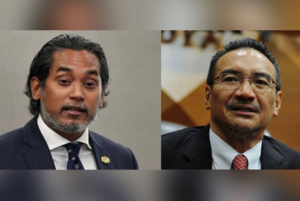 Gambar dari kiri: Khairy Jamaluddin, Hishammuddin