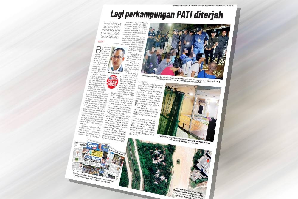 Laporan Sinar Harian pada Khamis.