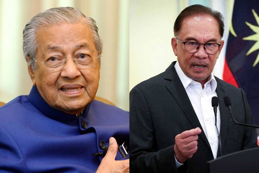 Dr Mahathir dan Anwar Ibrahim