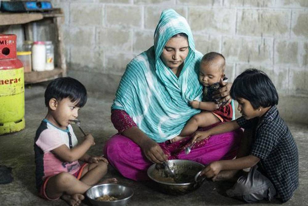 Kebanyakan keluarga tidak dapat menikmati juadah yang sihat dengan nutrien mencukupi.