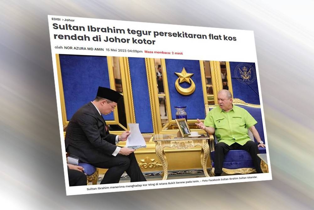 Laporan Sinar Harian pada Isnin.