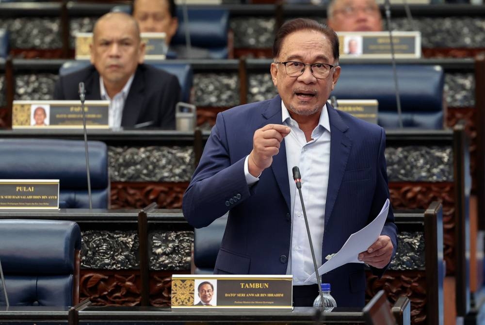 Anwar di Dewan Rakyat pada Selasa.