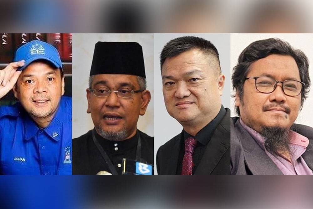 Gambar dari kiri; Johan, Megat Zulkarnain, Chin Huat dan Mazlan.