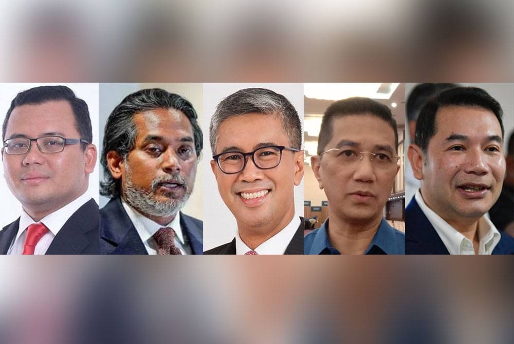 (Dari kiri) Amirudin menjadi pilihan responden sebagai individu paling sesuai menjadi Menteri Besar Selangor selepas PRN diikuti Khairy Jamaluddin, Tengku Zafrul, Mohamed Azmin dan Rafizi.